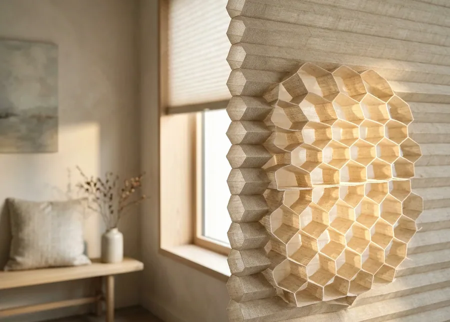 Cellular / Honeycomb fitted in a Citybowl home