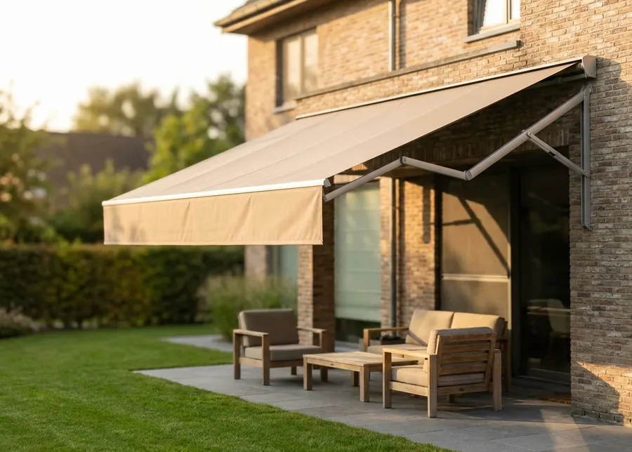 Folding-Arm Awnings fitted in a Citybowl home